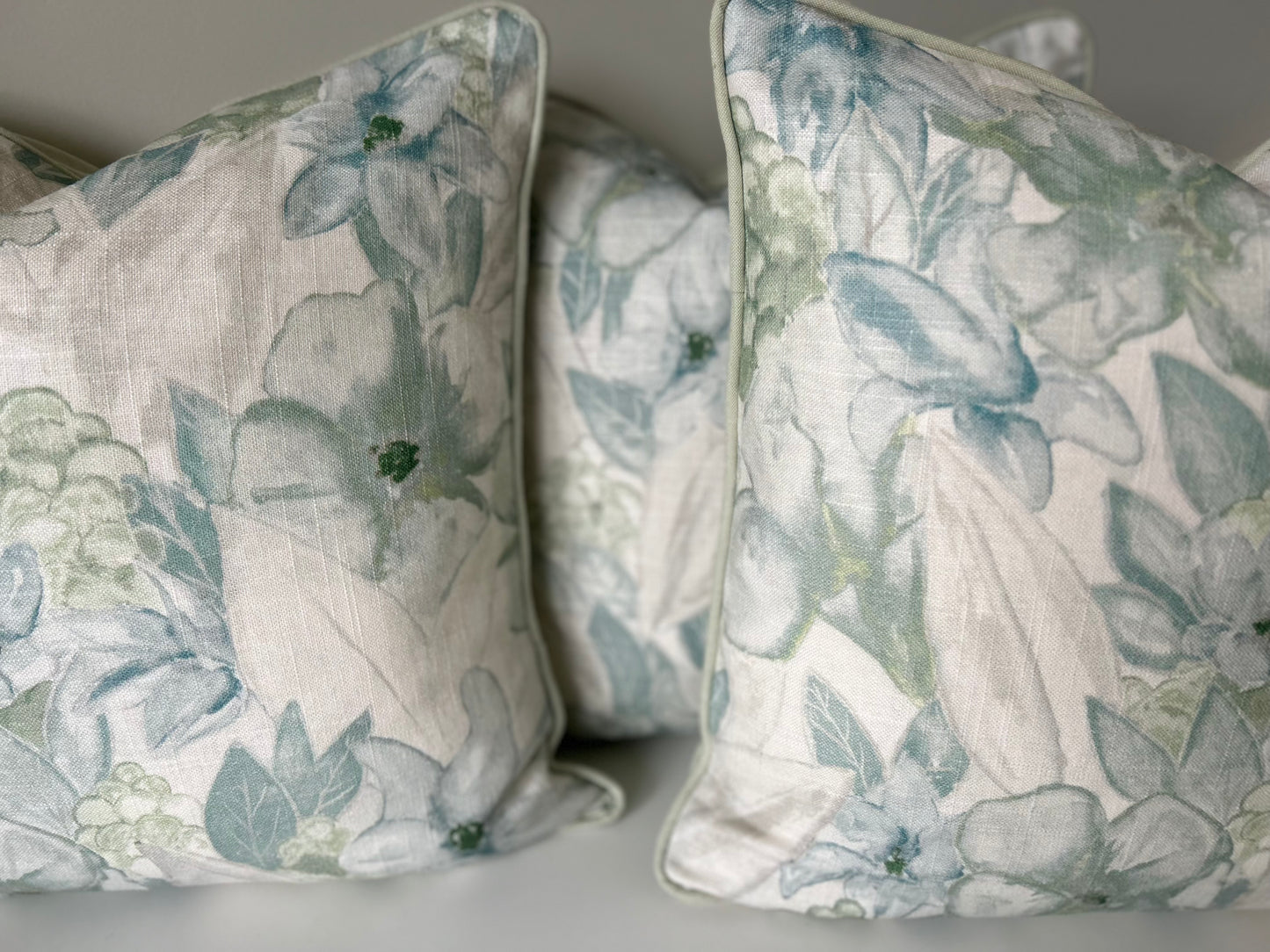Floral Pastel Linen Cushion Cover