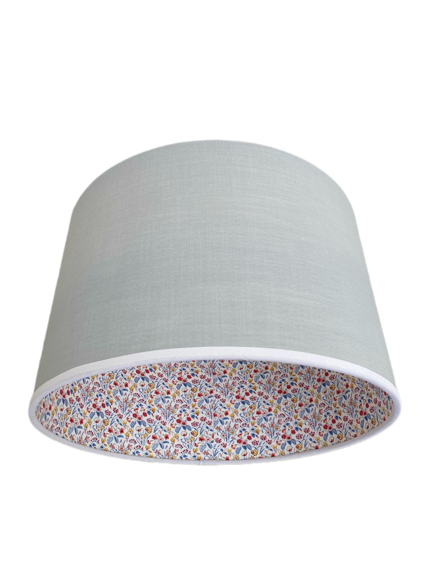 Liberty London Floral Blue Grey 40cm Hard Shade