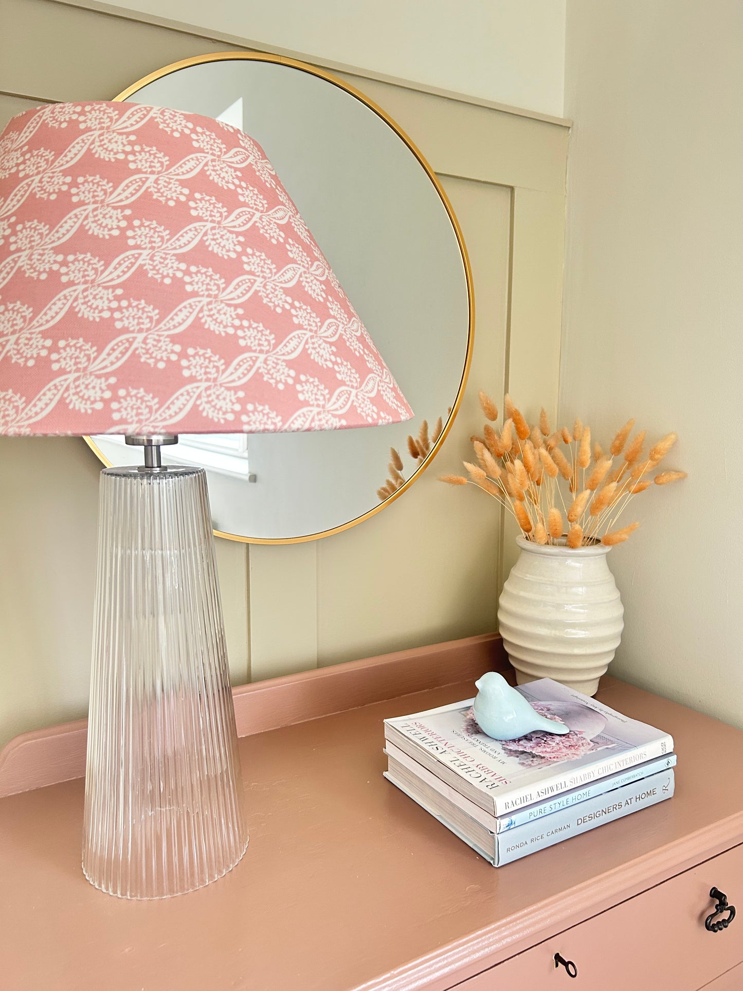 Charlotte Gaisford Pink Floral Coolie Hard Shade