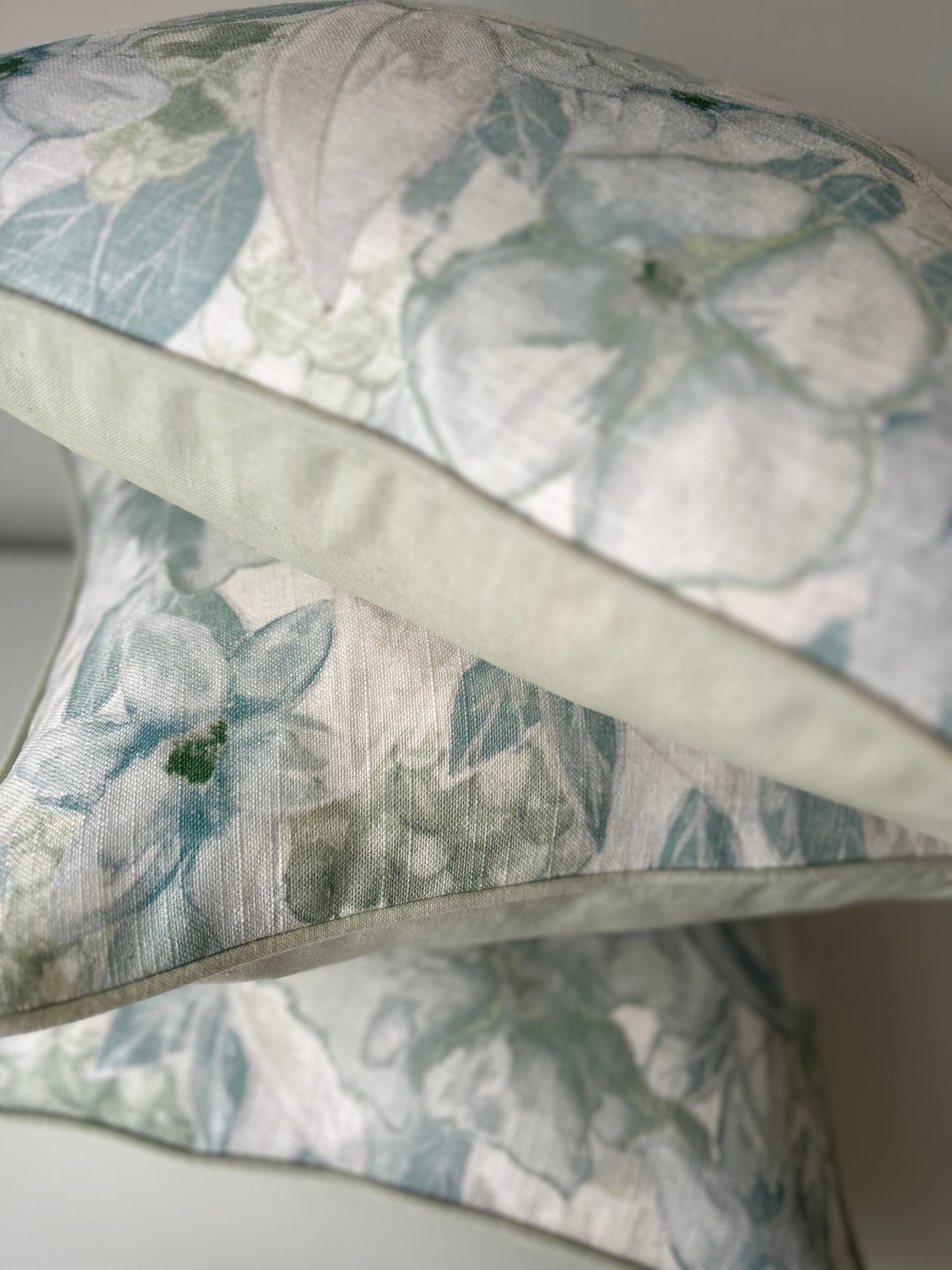 Floral Pastel Linen Cushion Cover