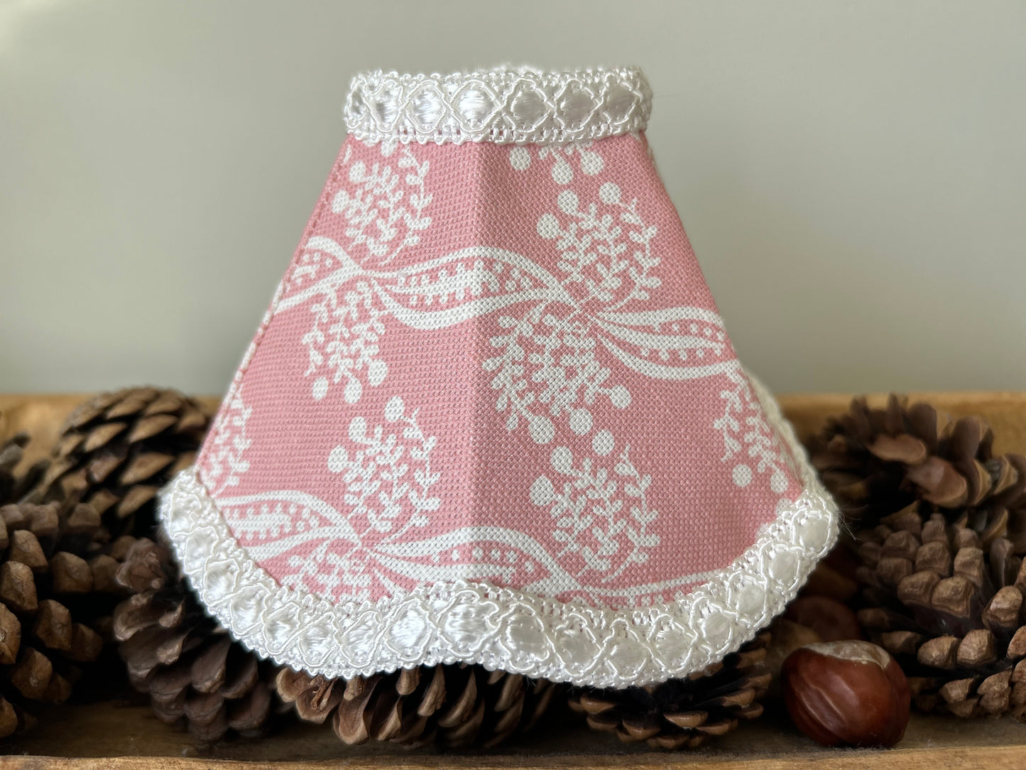 The Collection Soft Lampshade Candle Clip Pink